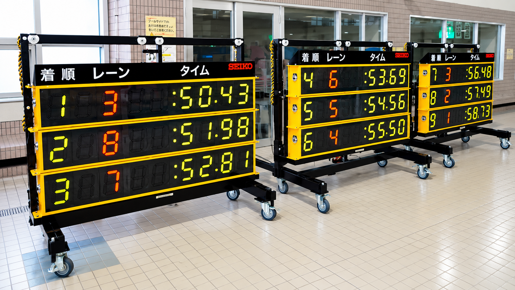 Built-Up Type Scoreboard